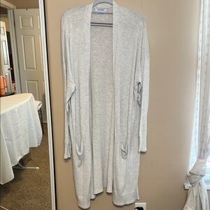 Old Navy XXL Lt. Gray Women's OPEN-Front Cardigan Dress NWT